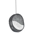 thumbnail image 2 of Modway Encase Swing Outdoor Patio Lounge Chair without Stand in Black/White, 2 of 9