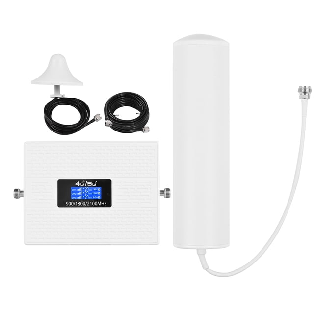 Repetidor inalámbrico Kit de amplificador de señal Amplificador de señal de teléfono Amplificador de señal de teléfono celular Repetidor de señal móvil Repetidor de amplificador de señal de triple ba Irfora Repetidor inalámbrico