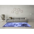 thumbnail image 3 of Ahgly Company Indoor Rectangle Abstract Blue Modern Area Rugs, 7' x 10', 3 of 4