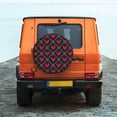 thumbnail image 6 of Susaid Red Rooster Print Water Proof Spare Tire Cover Wheel Tire Dust-proof Cover Fit Trailer, RV, SUV and Many Vehicle-15 inch, 6 of 6
