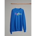 thumbnail image 3 of Happiness With Daisy Sweatshirt Women -Image by Shutterstock, Female 5X-Large, 3 of 4