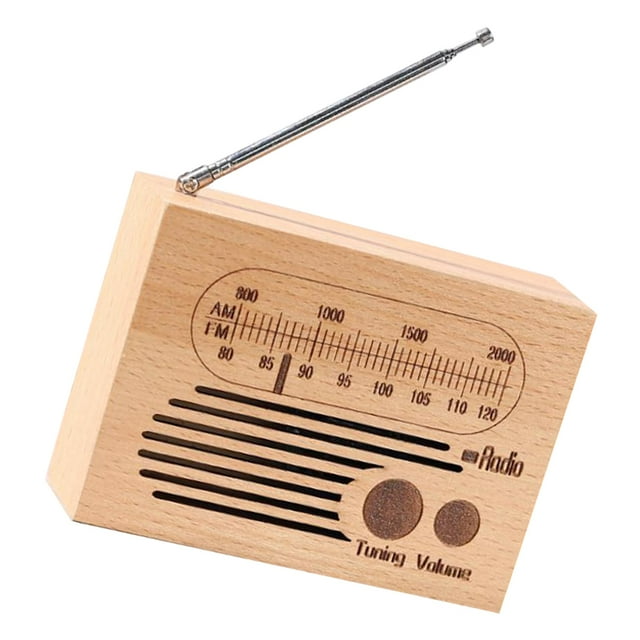 GROWTH TANK Clockwork Music Box Radio Music Box Shelf Musical Ornaments Gift