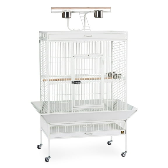 Prevue Pet Products Playtop Bird Home - Chalk White 3154C