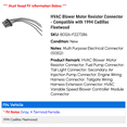 thumbnail image 2 of HVAC Blower Motor Resistor Connector - Compatible with 1994 Cadillac Fleetwood, 2 of 2