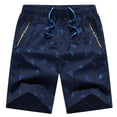 thumbnail image 5 of IROINNID Mens Outdoor Athletic Expandable Waist Lightweight Drawstring Loose Water Resistant Quick Dry Fishing Hiking Shorts with Pocket, 5 of 9