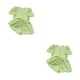 thumbnail image 2 of Qarigey Conjunto de camisas de ropa para niñas, mano de obra de poliéster de verano, pantalones de cierre de piel de larga duración, Tops Type1 NO1, 2 of 6