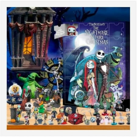 2022 Contient 24 cadeaux Calendrier de l'Avent de poupées d'Halloween