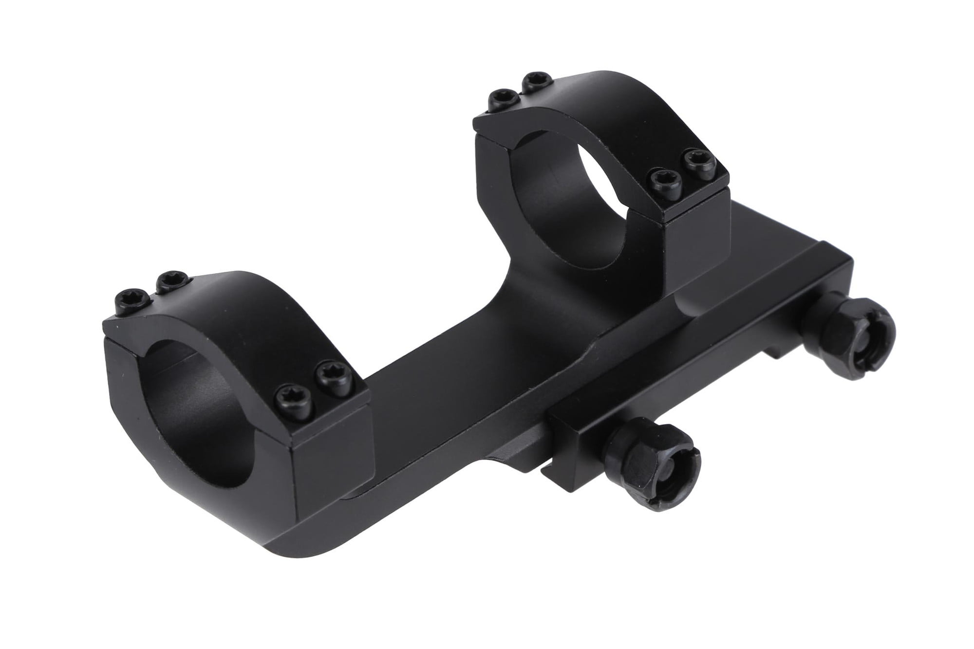 30mm Tactical Dual Ring Cantilever Scope Mount w Picatinny rail tops for Burris
