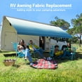 thumbnail image 2 of Yescom Toile de Remplacement pour Auvent de VR 8 X 14 Pi, Auvent Étanche de Remplacement avec Trousses d'Ancrage pour Auvent, Remorque, Autocaravane, 2 of 9