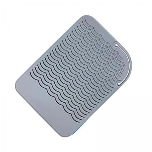 Alfombrilla resistente al calor Strade Fareast Limited para alisador de cabello y rizador color gris