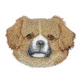 thumbnail image 2 of Amazing Custom Dog Face Portraits [ Tibetan Spaniel ] Custom and Unique] Embroidered Iron on/Sew Patch (4" x 43") [Made in USA], 2 of 3