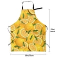 thumbnail image 2 of Kdxio Yellow Limes Apron with Pockets Adjustable Kitchen Aprons for Men Women Waterproof Aprons for Cooking,Drawing,Crafting, Baking Household Cleaning, 2 of 8