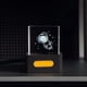 thumbnail image 4 of Reloj Inteligente Holográfico con Pantalla de Fotos en Forma de Cubo de Cristal, Wifi, Meteorológico, USB y Álbum de Animaciones GIF., 4 of 7