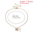 thumbnail image 6 of Guodhu Butterfly Choker Necklace for Gold Women Plated Butterfly Necklace Great Present for Wife Girlfriend Mom, 6 of 9