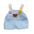 thumbnail image 4 of yotijay Cute Doll Bodysuit Comfort Gifts DIY Supplies Pretend Play Toy Doll Overalls Blue, 4 of 9