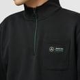thumbnail image 5 of Mercedes AMG Petronas F1 1/4 Zip Sweatshirt- Black, 5 of 7