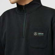 Mercedes AMG Petronas F1 1/4 Zip Sweatshirt- Black