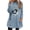 Light Blue, variant on Linen Long Sleeve Shirt Women Black Athletic Tops for Women Round Neck Winter Print Pocket Warm Long Sleeve Sweatshirt