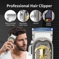 thumbnail image 2 of HIENA Professional Hair Clipper Set for Men, Rechargeable Cordless Clippers and Trimmers Set, Electric Foil Shavers and Beard Trimmers, Hair Cutting Tools with LED Display, Gifts for Men, 2 of 6