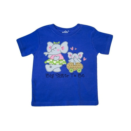 

Inktastic Elephant Future Big Sister Gift Toddler Toddler Girl T-Shirt