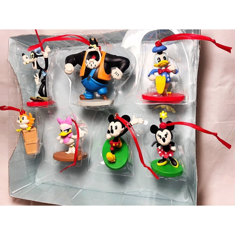 Disney Mickey and Friends Holiday Ornament Set, 7pc Collectible