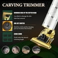 thumbnail image 4 of LQT Professional Hair Clippers for Men, Cordless Electric Hair Trimmer Kit with Beard Trimmer, T-Blade Shaver & 8 Guide Combs for Men's Haircut, Grooming, and Styling, 4 of 7