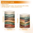 thumbnail image 6 of Yayeee Flameless Candles with Remote Flickering Battery Operated Multi Color Changing, Abstract Wavy Landscape, 6 of 7