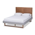 thumbnail image 1 of Cama con plataforma Baxton Studio Claudia, tamaño completo, gris claro, 1 of 1