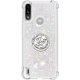 thumbnail image 2 of case for Motorola Moto E7 Power Case,Creativity Clear Quicksand Glitter Flowing Liquid Floating Soft TPU Case w/Stand Bling Diamond Sparkle Phone Cover for Motorola Moto E7 Power  Colorful, 2 of 14