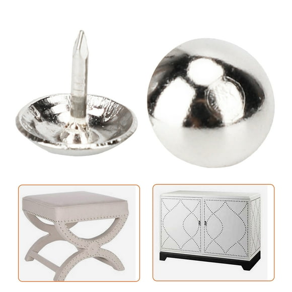 Furniture Decorative Studs, Tacks Silver Finish Nails Antique Nails Tacks For Upholstered Furniture