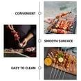 thumbnail image 6 of CIMAXIC Bbq Skewer Flat Metal Skewers Stainless Steel 20Pcs 13.76In, 6 of 7