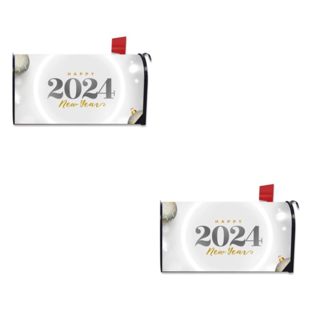 Guardoinrt Weather-resistant And Robust Spring Mailbox Cover Mail In Style Vivid Print YTYH2309097 2Set