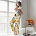 thumbnail image 5 of Yiaed Whimsical Fox Floral Garden Print Womens Lounge Pants, Loose PJ Bottoms, Long Pajama Pants for Women-X-Large, 5 of 6