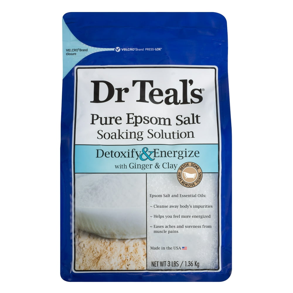 Dr Teal's Pure Epsom Salt Soaking Solution, 3 lbs