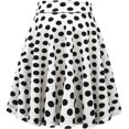 thumbnail image 2 of Women's Basic Flared Casual Mini Skate Skirt Versatile Stretchy, 2 of 7