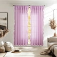 thumbnail image 6 of Ruffle Sheer Curtains Semi Sheer Window Curtains Light Filtering Drapes for Living Room Bedroom Farmhouse Vintage Curtain Panels Window Treatment Elegant Everyday Home Decor Drapery, 6 of 6