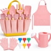 JoyStone Kids Gardening Set with Watering Can, Apron, Gloves & Tote Bag, Outdoor Pretend Play Garden… — $17.85 (64% off)