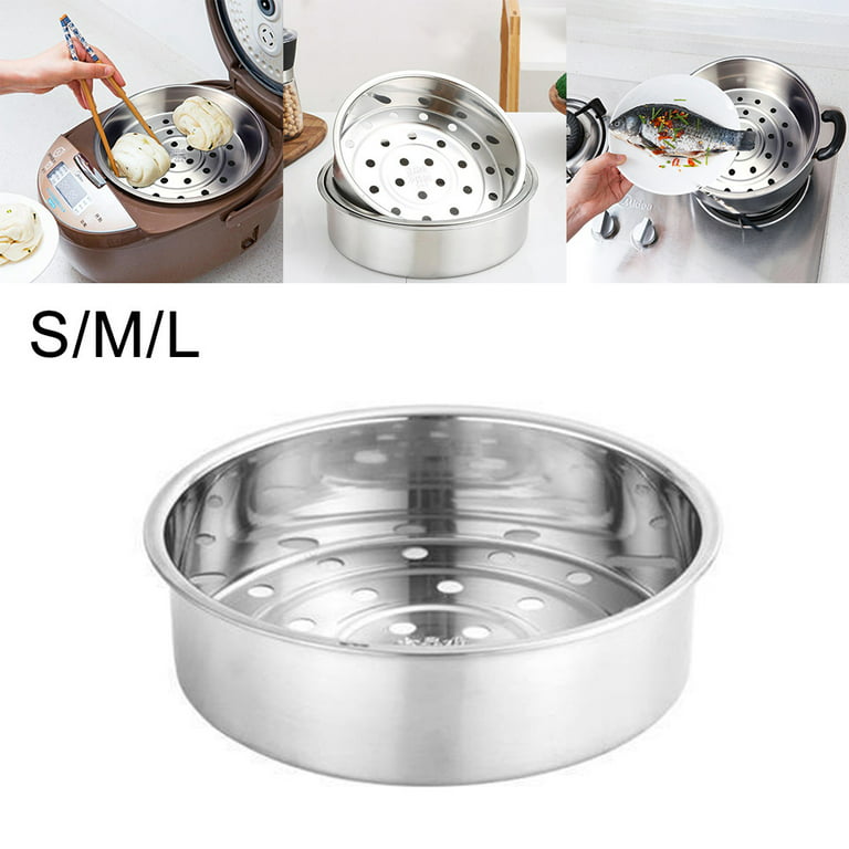 Steamer Basket,304 Stainless Steel Vegetable Steamer Basket, Steamer Rice  Cooker Basket Pressure Cooker Steamer Basket With Silicone Covered Handle  Fo