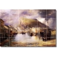 thumbnail image 1 of Ceramic Tile Mural-Thomas Moran Landscapes Painting 522. 25.5" w x 17" h using (24) 4.25 x 4.25 ceramic tiles, 1 of 3