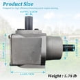 thumbnail image 5 of Gearbox 390024 Right Angle Compatible with Grasshopper Front Mount Mower .875 CCW Fits 44-, 48-, 52- and 61-inch Decks Gearbox, 5 of 7