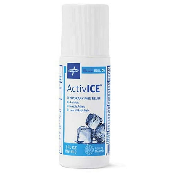 Medline ActivICE Topical Pain Reliever 3 oz Roll On