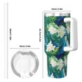 thumbnail image 4 of Uemuo Peacock And Flowers Print 40oz Ice Bully With Handle And Straw Stainless Steel Vacuum Insulated Cup And 2 In 1 Straw Lid Insulated Travel Tumbler, 4 of 8