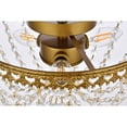 thumbnail image 6 of Kylie 12 inch flush mount in brass, 6 of 9