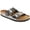Metallic Anthracite Leather, variant on Birkenstock Arizona Soft Footbed Oil Leather Sandal