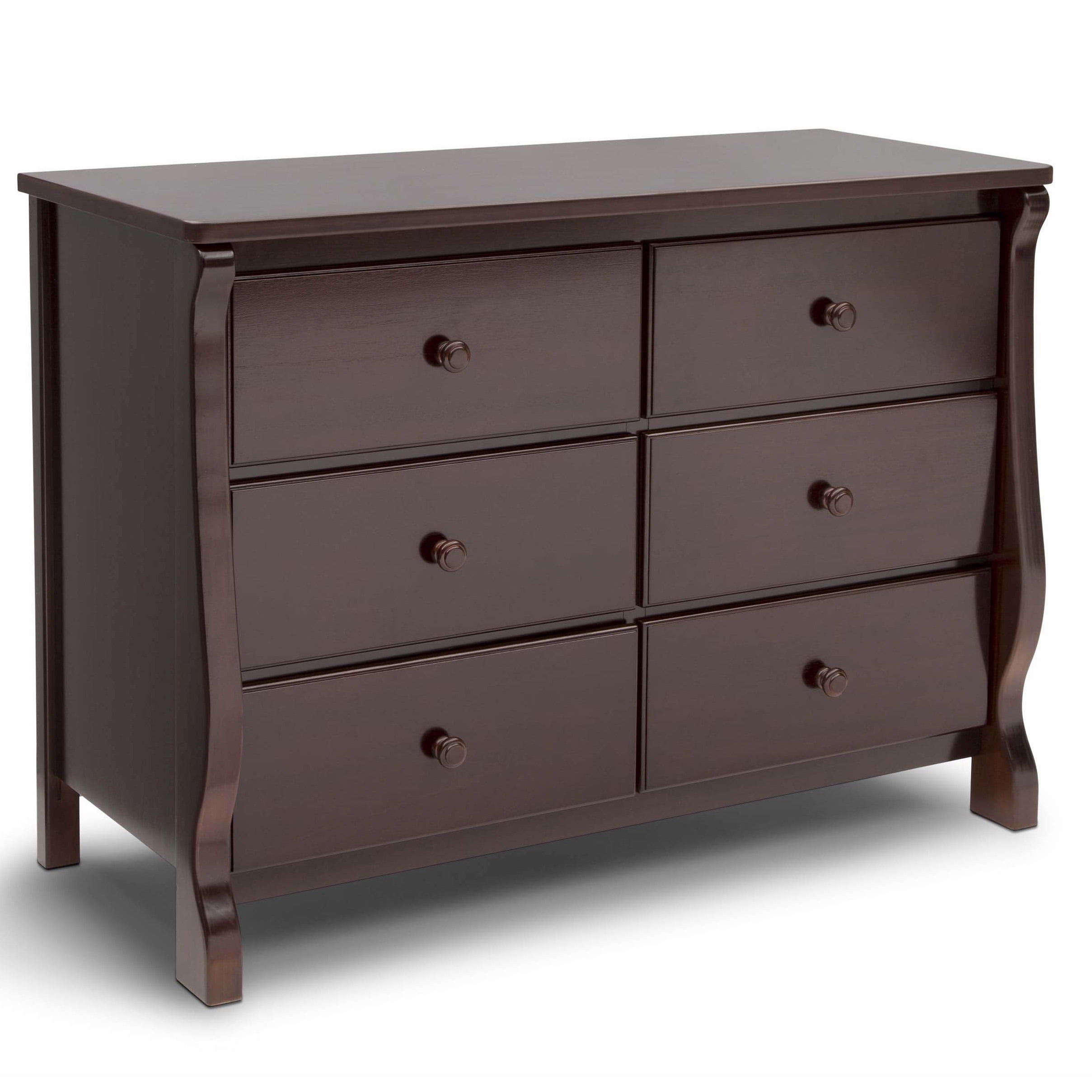 Delta Children Canton 6 Drawer Dresser with Interlocking Drawers