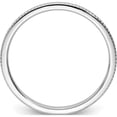 thumbnail image 2 of 14K White Gold 1.2mm Bead Stackable Band (Size 8) Made In United States stk18-120w-8, 2 of 5