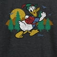 thumbnail image 3 of Disney - Mickey & Friends - Donald Duck Happily Going on a Hike - Women's Lightweight French Terry Long Sleeve Shirt, 3 of 5