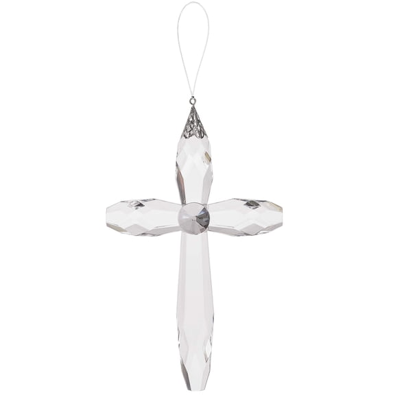 Ganz USA 163208 7 in. Hanging Clear Cross