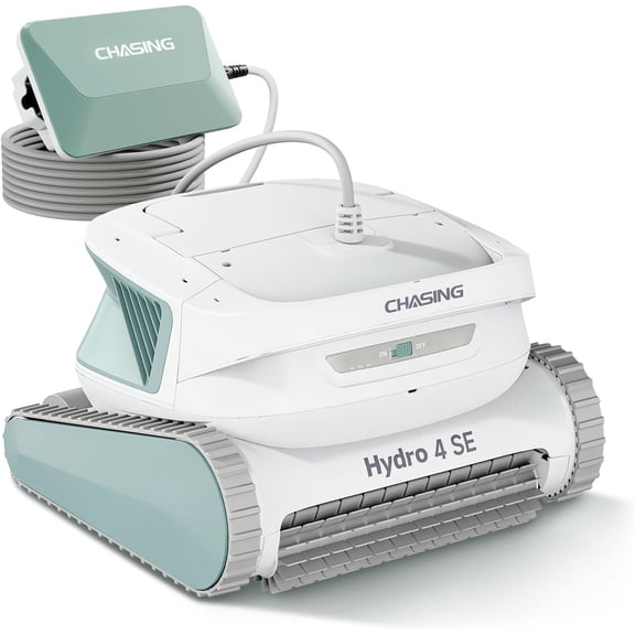 Chasing Hydro 4SE Robotic Pool Vacuum Cleaner, Wall Climbing, For Inground Pools, Floors, Walls & Waterlines
