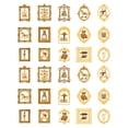thumbnail image 2 of simhoa 30 Pcs Stickers DIY Decoration Supplies Journal Stickers for Card Making Journal F, 2 of 8